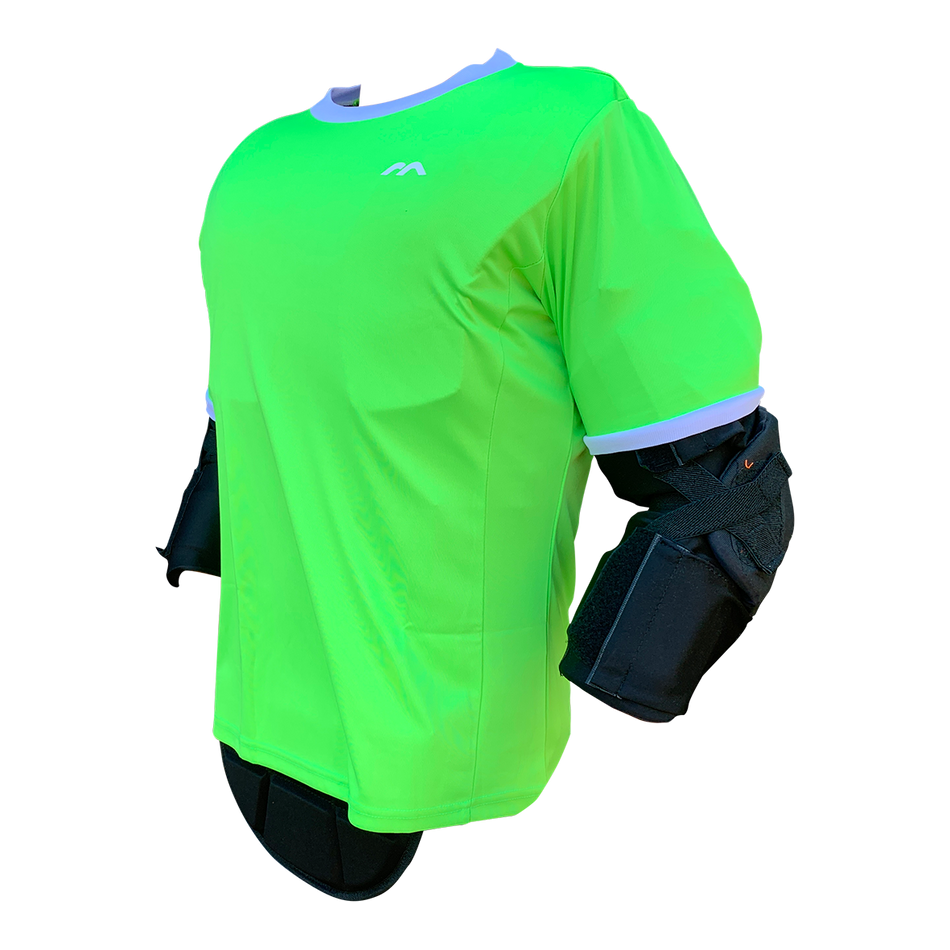 Mercian Pro GK Smock : CP44PRO : green : side view : short sleeve