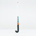 The Grays DB 5 Senior Hockey Stick 2026 features a black curved blade, white grip, and green, orange, and white Grays branding—perfect for players wanting intermediate control.
