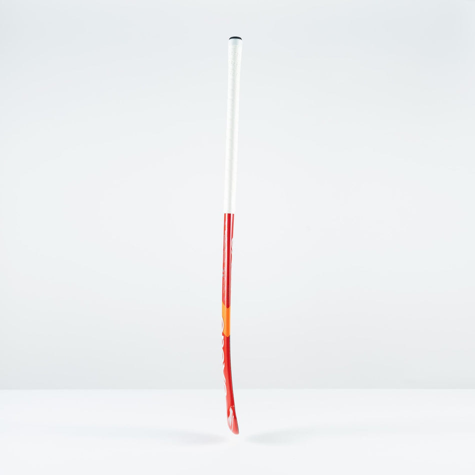 A red and white Grays DB 4 Senior Hockey Stick 2026 with a Dynabow blade profile stands upright against a plain white background.