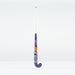 The Grays GT 3 Junior Hockey Stick 2026, in purple with a white grip and orange accents, displays the Grays brand on the shaft. Designed for balanced power and control, it stands upright against a plain white background.