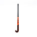 The Grays GK4K Elite Hockey Stick features a black handle, orange and black shaft, and the Grays brand name in black. Its reinforced mid-section ensures added durability. Displayed against a plain white background.