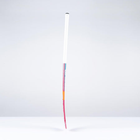 A Grays DB3Xi Dynabow Indoor Senior Hockey Stick 2026 stands upright against a plain white background, reflecting the all-round skills and precision characteristic of top-tier Grays equipment.