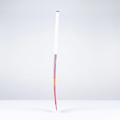 A Grays DB3Xi Dynabow Indoor Senior Hockey Stick 2026 stands upright against a plain white background, reflecting the all-round skills and precision characteristic of top-tier Grays equipment.