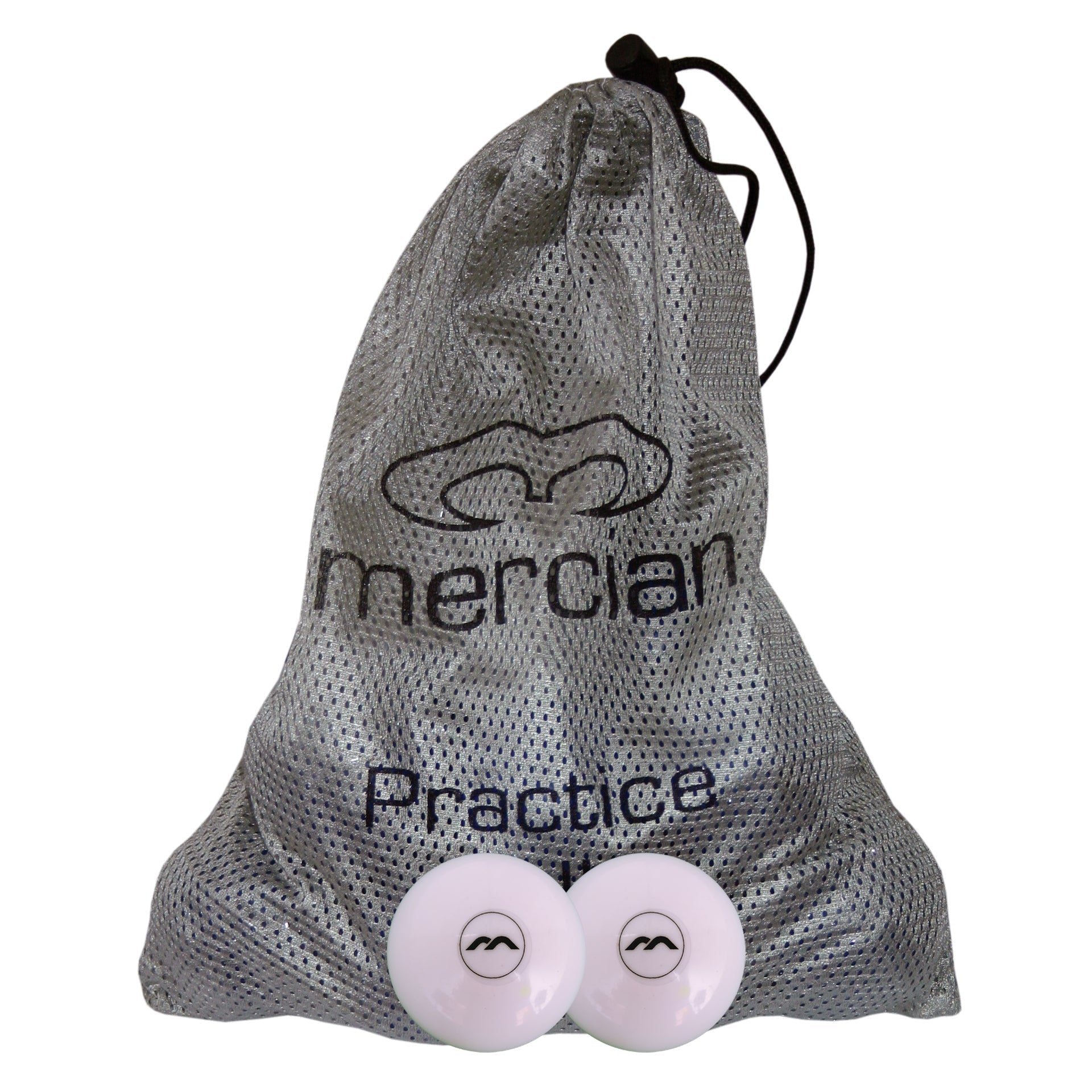 Mercian Smooth Training Balls (12 in a bag) : HB11S : white : front view