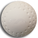Mercian Hockey White Dimple Match Ball Back - SKU HB1924WHT