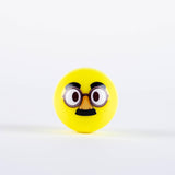 The Grays Emoji Hockey Ball by Grays features cartoon eyes, thick black eyebrows, round glasses, a fake nose, and mustache—like a classic disguise—making it a fun 2025 hockey player gift. Shown on a plain white background.