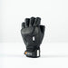 The Grays Prime Touch Hockey Glove, a black half-finger design with reinforced finger and knuckle padding and a “Grays” logo on the wrist strap, stands upright against a plain white background.