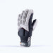 A padded, white Grays Apex Full Hockey Glove with segmented EVA Foam construction stands upright. The wrist strap shows the Grays brand and part of the label.