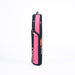 The Grays G200 Hockey Stick Bag, in black and pink, features zippers, a top handle, bold Grays branding on the front pocket, and dedicated storage compartments. It stands upright against a white background.
