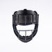 The Grays Elite Facemask by Grays, a black field hockey catcher's mask with metal bars, padded sections, and an impact absorption grille for extra protection, is shown against a plain white background.