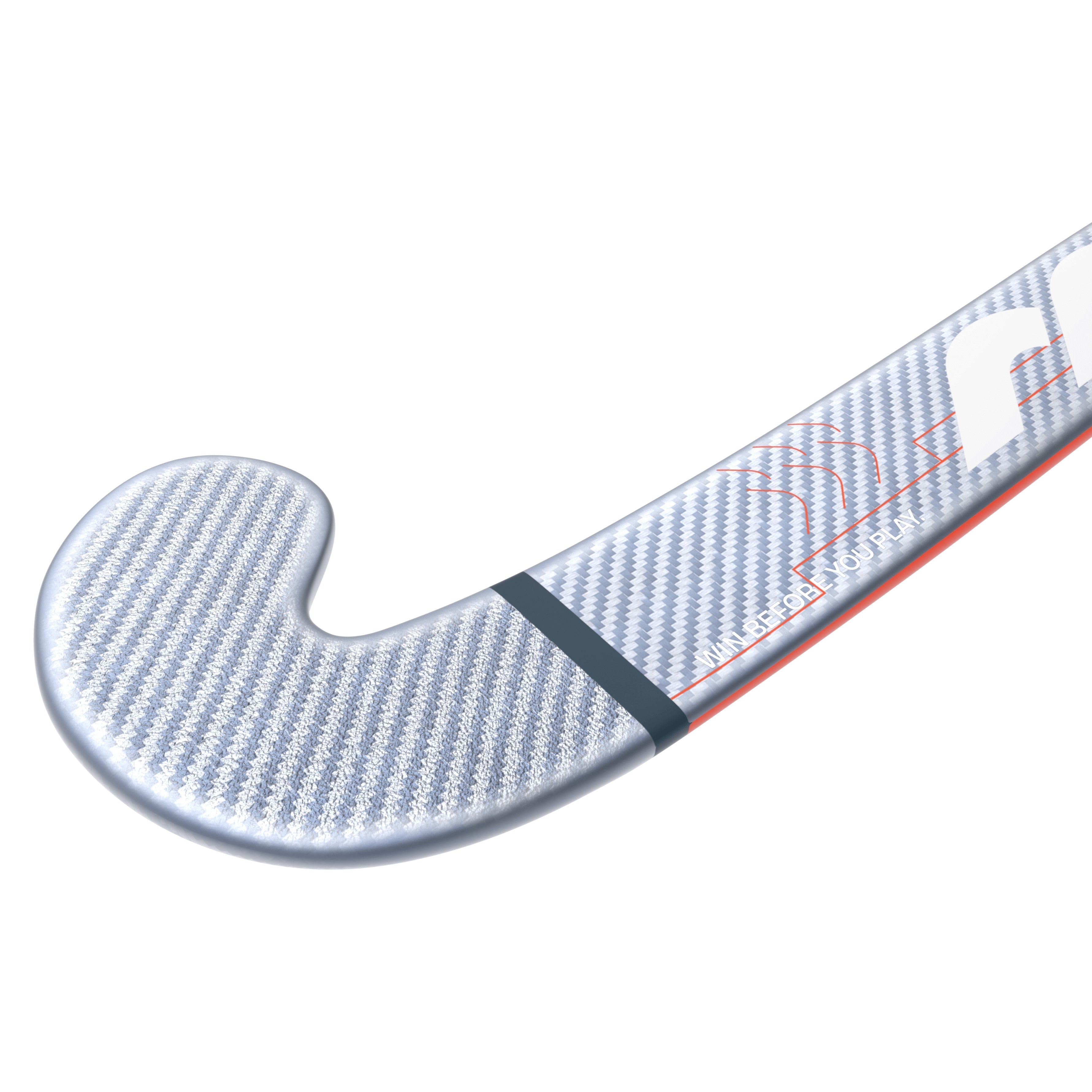 HSEVCKF3525ULT Hockey Stick EVOLUTION CKF35 UltimateV2_Orange_Angled Stick Face
