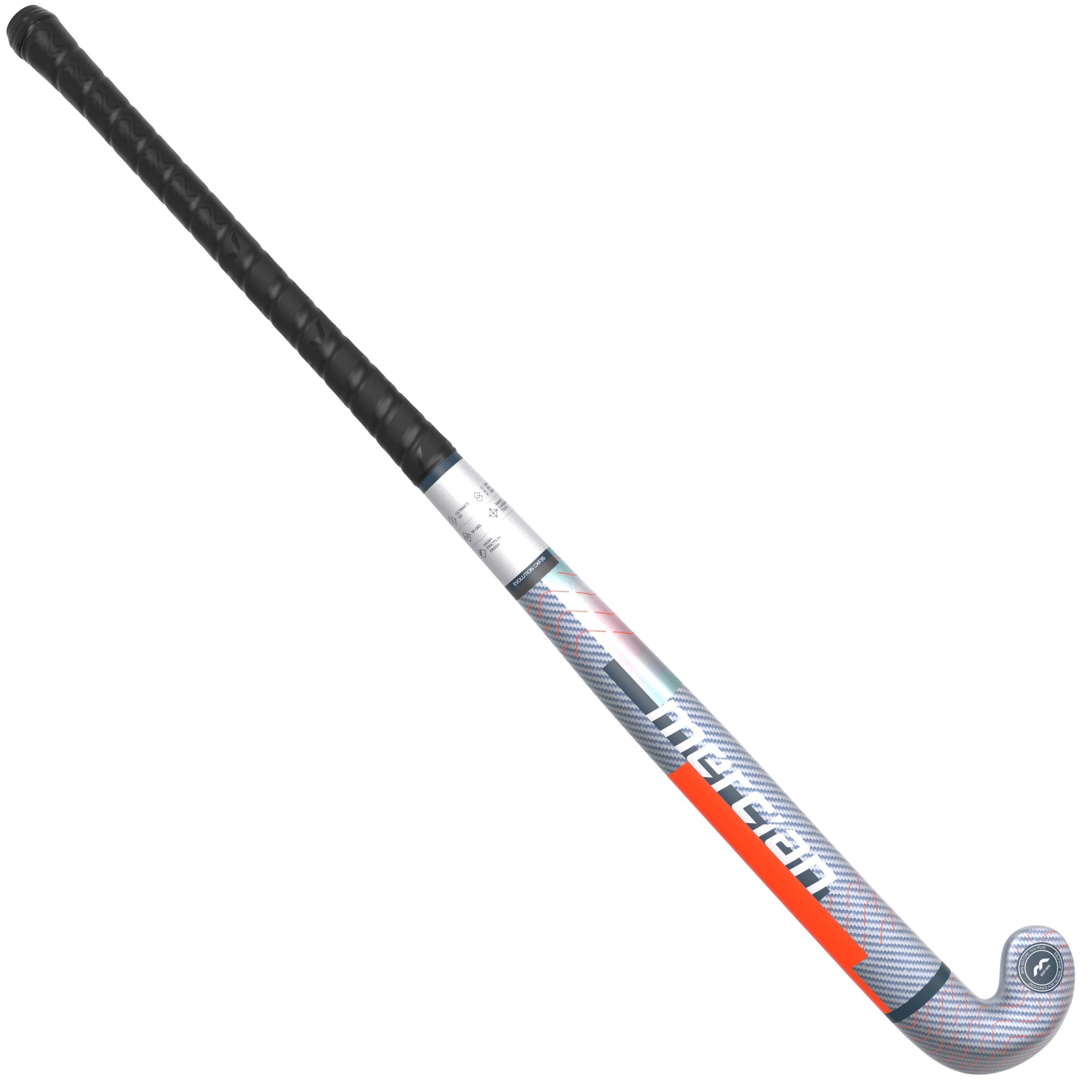 HSEVCKF3525ULT Hockey Stick EVOLUTION CKF35 UltimateV2_Orange_Flat Back