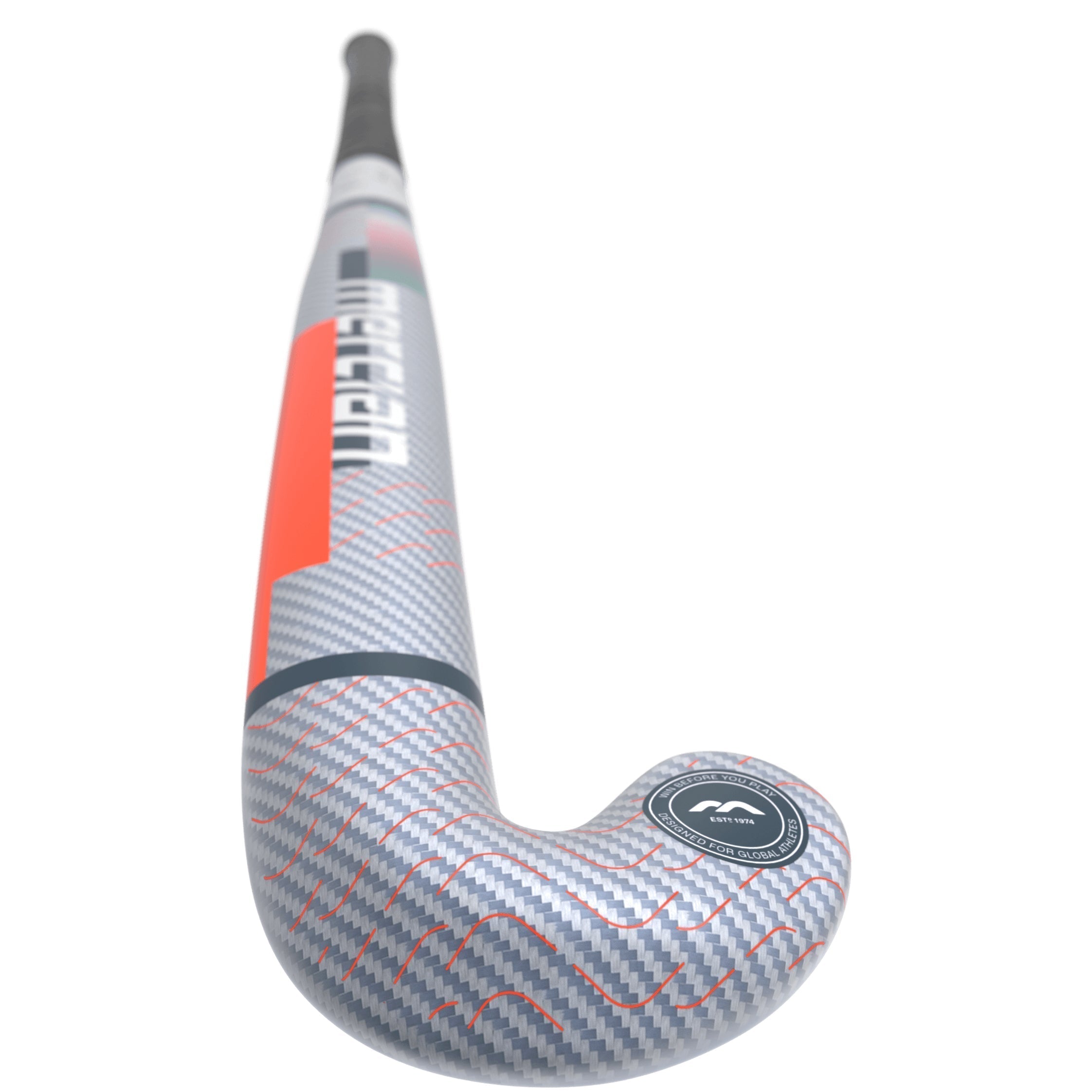 HSEVCKF3525ULT Hockey Stick EVOLUTION CKF35 UltimateV2_Orange_Full Length Rear Head to Handle
