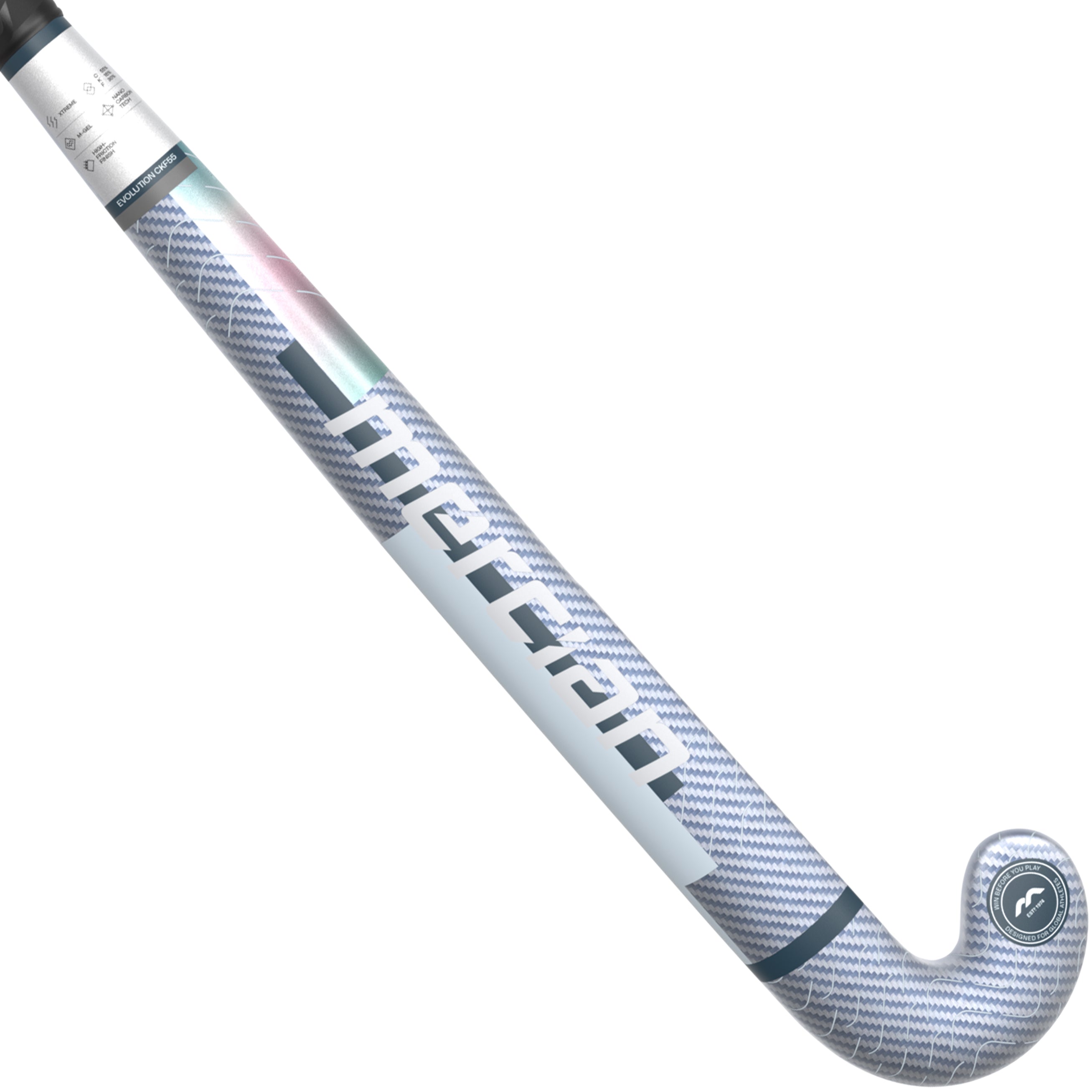 HSEVCKF5525XTR Hockey Stick EVOLUTION CKF55XT_LightGray_Flat Back HALF