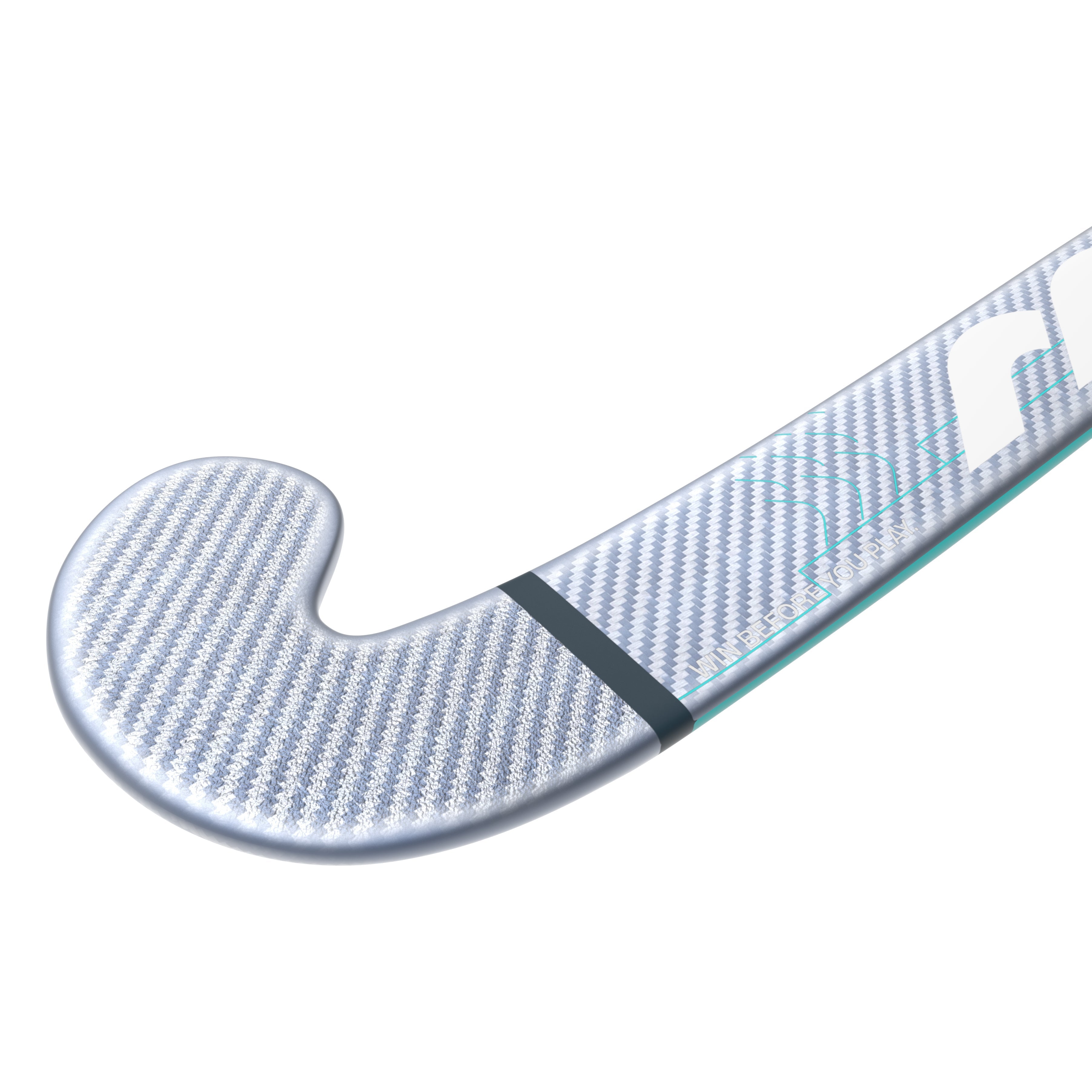 HSEVCKF7525ULT Hockey Stick EVOLUTION CKF75 UltimateV2_Teal_Angled Sticks Face