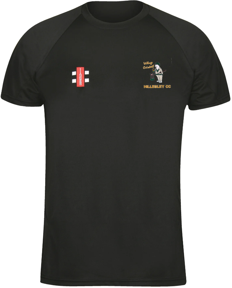 Hillesley CC Black Matrix Tee Shirt