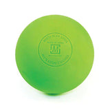 The Mastersport Lacrosse Ball 6 Pack features neon green rubber balls with the Mastersport logo and text on top, meeting NFHS regulation specifications.