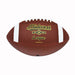 The Midwest League American Football by Midwest is a junior size, brown ball with white stripes and laces, "Midwest League Est. 1984" in yellow on the side, built for durability and shown against a plain white background.