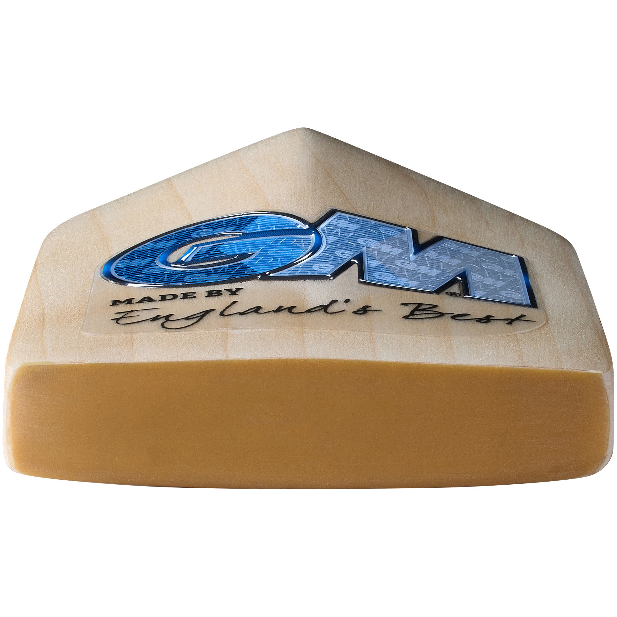 The Gunn & Moore Maxi DXM Senior Cricket Bat 2026 features a wooden mallet with a flat rubber striking surface, blue GM logo, and "Made by England's Best" text—ideal for preparing your power hitter bat.