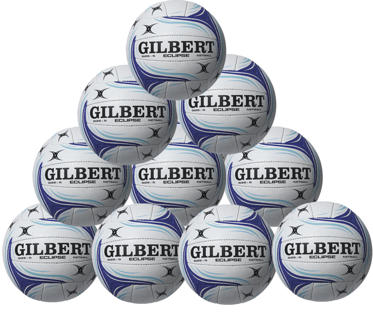 Gilbert Eclipse Netball Ten Pack