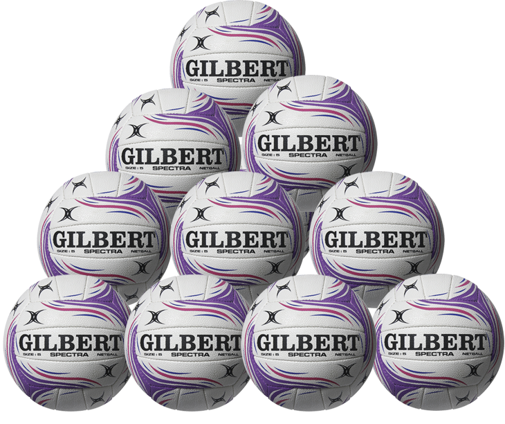 Gilbert Spectra Netball Ten Pack
