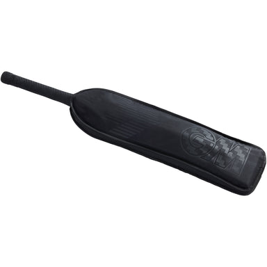The Gunn & Moore Half Bat Cover 2026 is a water-resistant, GM-branded zippered cover offering excellent protection for your bat, shown here enclosing a black cricket bat with a textured handle against a white background.