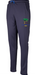 Navy blue Gray Nicolls Old Down CC Pro Performance Training Trousers featuring side pockets, a blue drawstring waist, and an embroidered OLD OAKEN 1843 tree logo, inspired by cricket training jogger styles.
