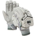 The Gunn & Moore Original L.E. Batting Gloves 2026 feature professional-grade protection, a GM logo with "Original LE" on the wrist, and stylish white, black, and greenish-gray accents for standout performance and style.