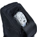 The Gunn & Moore Players Edition Duffle Bag 2026 displays white batting gloves with ventilation slits and branding inside, plus convenient dedicated bat storage—all by Gunn & Moore.