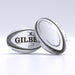 Two Gilbert Pulsar Match Rugby Balls, white and gray, hand stitched to World Rugby specs with "GILBERT" and "SIZE: 5" visible, are placed side by side on a plain white background.