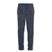 Gilbert TTS Rain Trousers in dark navy feature a waterproof design, elastic waistband, straight legs, and a small white Gilbert logo on the upper left thigh, shown on a plain white background.