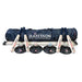 The Aresson Classic Rounders Set includes Mirage bats, balls, posts with bases, and a large navy blue carrying bag, all neatly arranged on a white background.