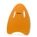 The SwimTech Ergonomic Dual-Grip Kickboard is orange with two oval hand grips and SWIMTECH printed in black at the top. Its slightly curved bottom edge and rounded corners make it ideal for swim training.