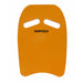 The SwimTech Classic Dual-Grip Kickboard, by SwimTech, is a bright orange swim training aid with two horizontal hand slots and "SWIMTECH" printed in black—ideal for building leg strength in the pool.