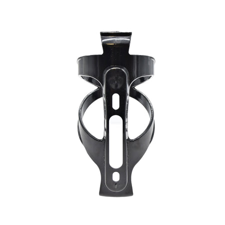 The Six Peaks Cycling Bottle Holder by Six Peaks is a universal black metal bottle cage, shown front-facing on a white background—an essential accessory for easy hydration on every ride.