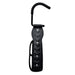 The Six Peaks Cycling Wall-Mounted Bike Hanger by Six Peaks features a black metal build with a curved top hook and a long, textured base to securely hold your bike vertically—a sleek storage solution for any space.