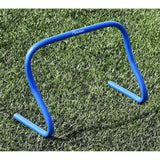 The Precision Training Precision Agility Hurdle, shown on a grassy field, is perfect for sports drills, lateral speed work, and agility exercises.