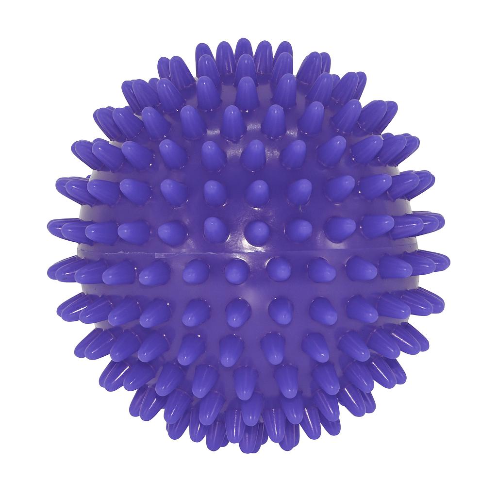 The Urban Fitness Soft Spikey Massage Ball by Urban Fitness features evenly spaced, rounded spikes to boost circulation and relieve back pain, shown against a white background.