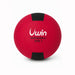 A Uwin Cloth Dodgeball in red/black is shown on a plain white background with "DODGEBALL SIZE 2" printed on it. This soft-touch ball from Uwin is safe for kids, ideal for fun and active play.