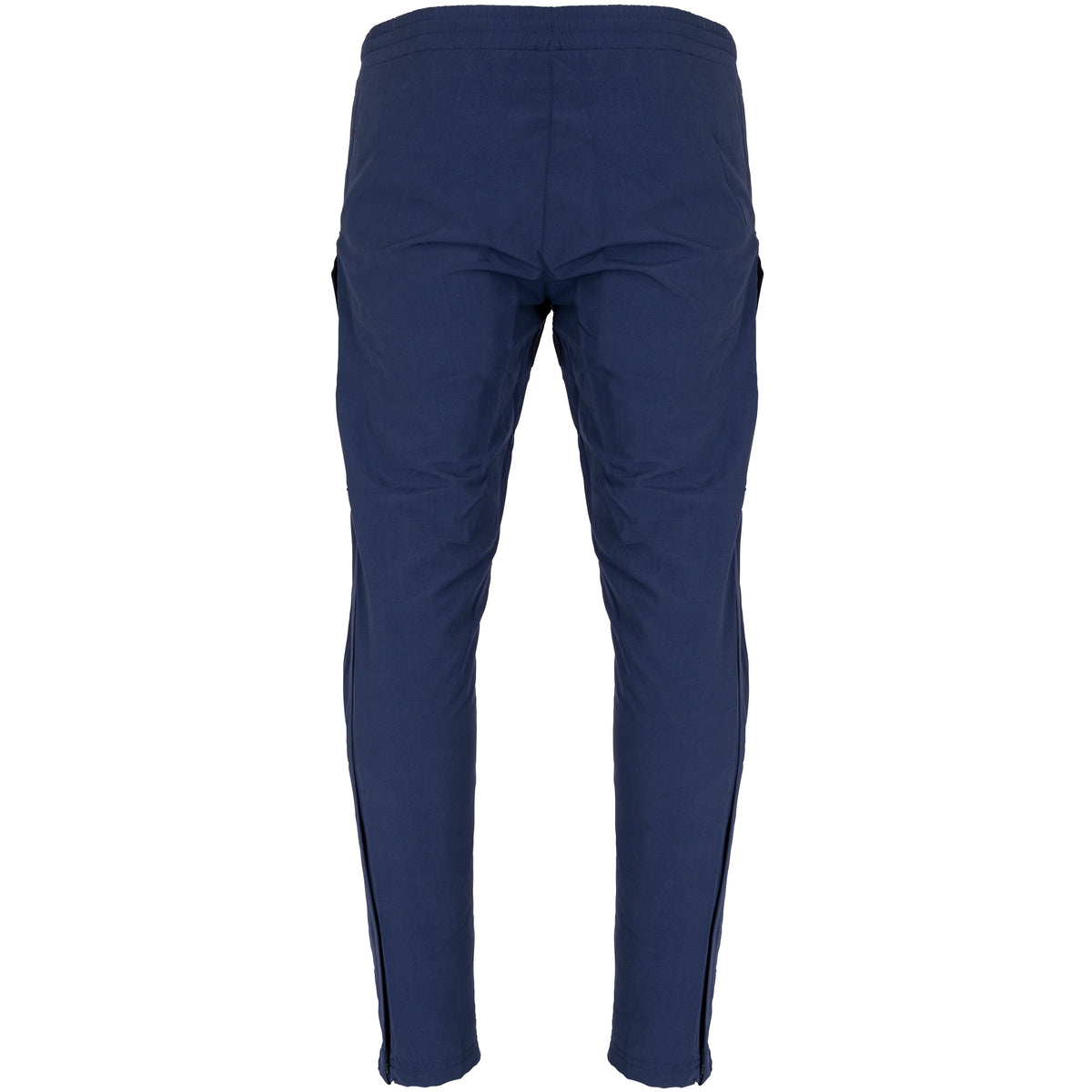 The Gilbert Kings School Womens Synergie V3 Trouser features navy blue performance fabric, an elastic waistband, and a tapered leg—ideal for athletic wear and as official Kings School women’s trousers.