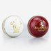 The Readers County Crown Coloured Cricket Balls by Readers feature stitched seams, gold crown and horse designs on white or red leather—perfect for evening matches or training.