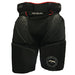 The Mercian Genesis 2 GK Shorts offer padded thigh and hip protection with a textured finish and the Mercian logo on the waistband; a circular logo is displayed on the lower right thigh. Perfect comfort and safety for goalkeepers.