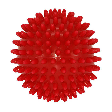 The Urban Fitness Soft Spikey Massage Ball by Urban Fitness features evenly distributed, rounded spikes to relieve back pain and improve circulation. Shown against a white background.