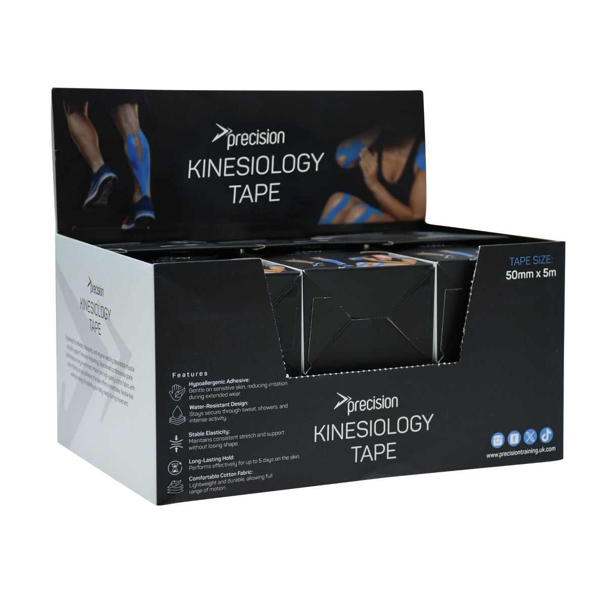Precision Kinesiology Tape counter display box