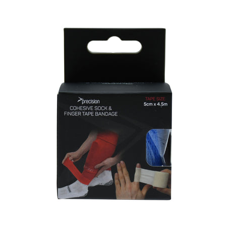Precision Cohesive Sock & Finger Tape Bandage in Royal Blue, retail box front view