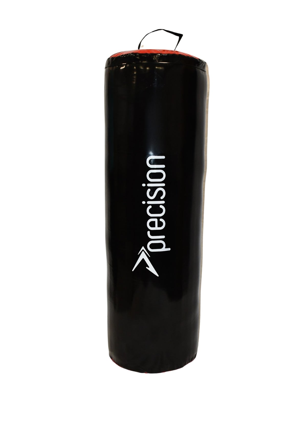 Precision Tackle Bag, mid-height black bag with the Precision logo and red top