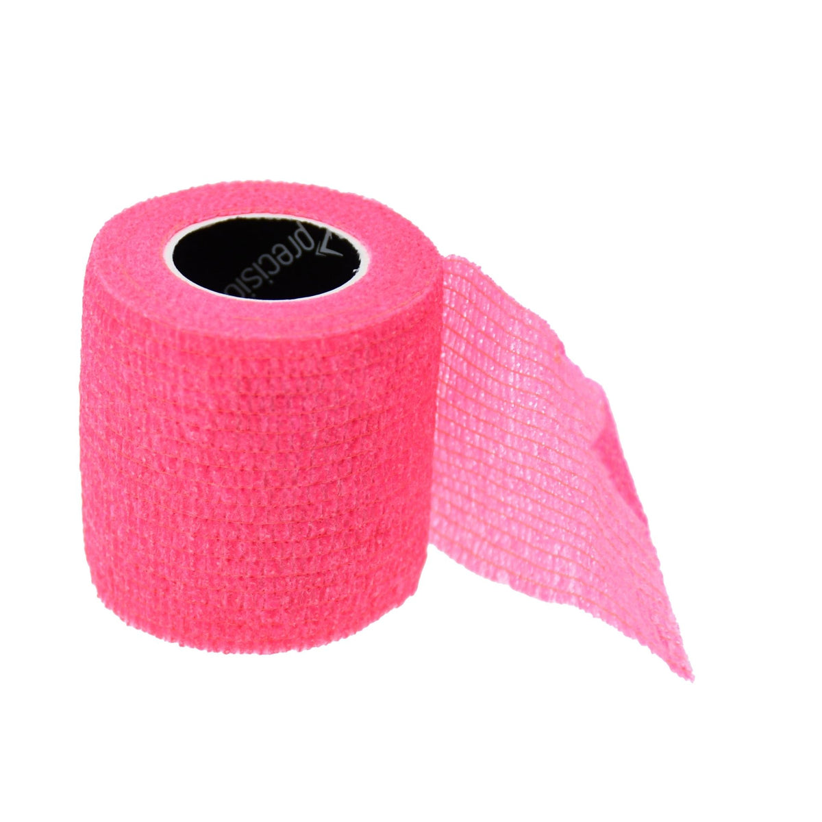Precision Cohesive Sock & Finger Tape in Pink, unrolled 5cm cohesive bandage