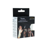 Precision Elasticated Adhesive Bandage 2.5cm x 4.5m in white, retail box front view