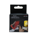 Precision Cohesive Sock & Finger Tape Bandage in Yellow, retail box front view