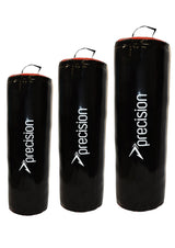 Precision Tackle Bag range of three black bags with red tops and white Precision logos